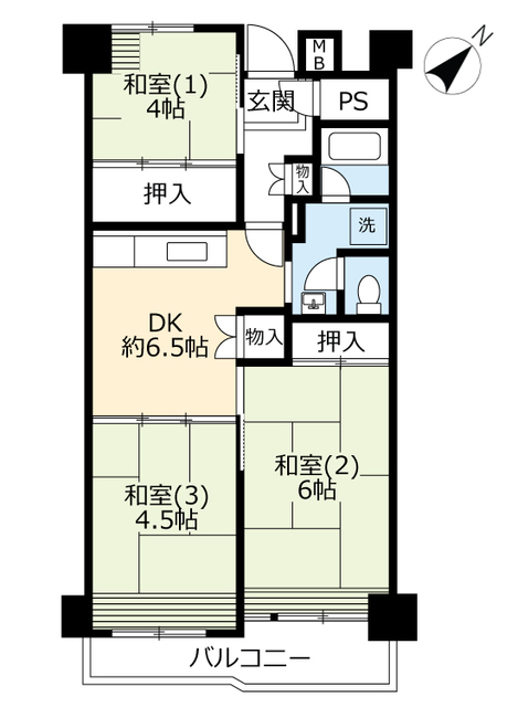 ＵＲ武庫川の間取り