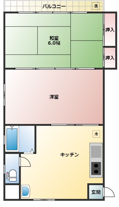 佐々木コーポの間取り