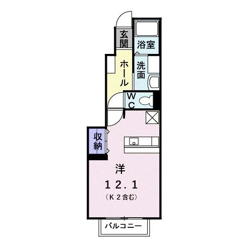 シャトーミロワールの間取り