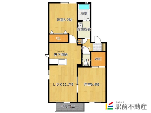 サンシャイン中野　Ａ棟の間取り