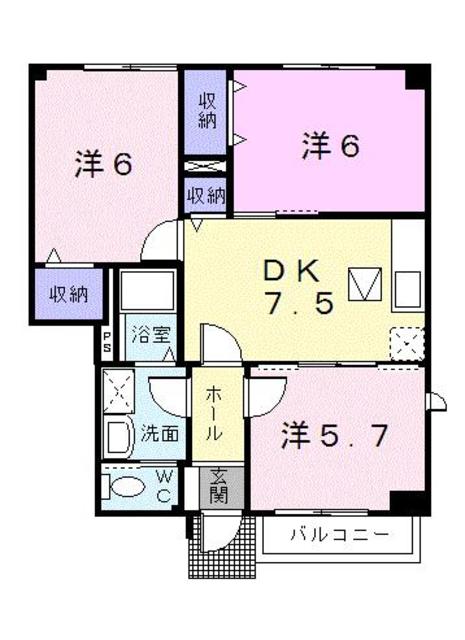 サンシャインIIの間取り