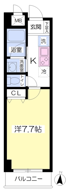 ハッピーハウス川西の間取り