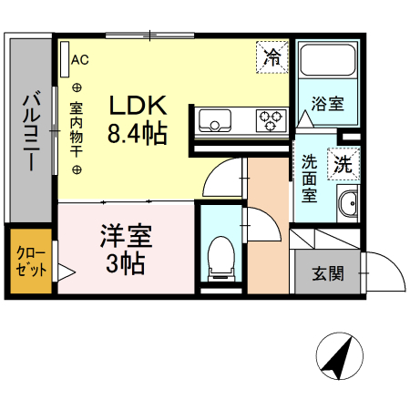 サンモールの間取り