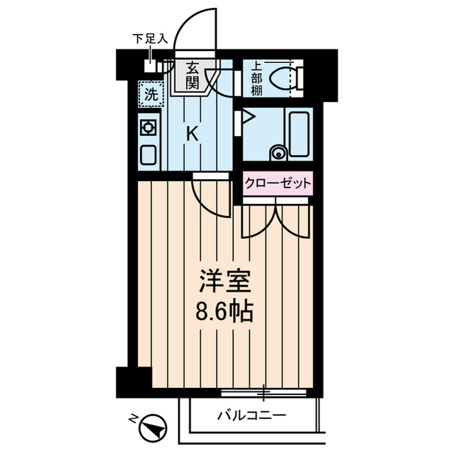 【アセット・デークの間取り】