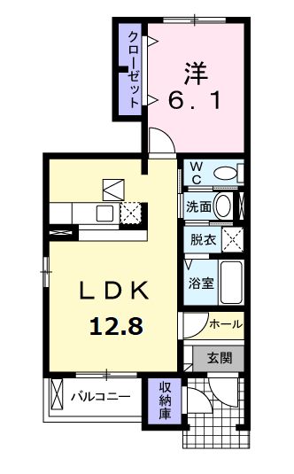 クレメント　ブリーズ　Ｎの間取り