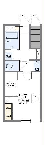 羽生市北のアパートの間取り