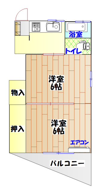 コーポ後久保の間取り