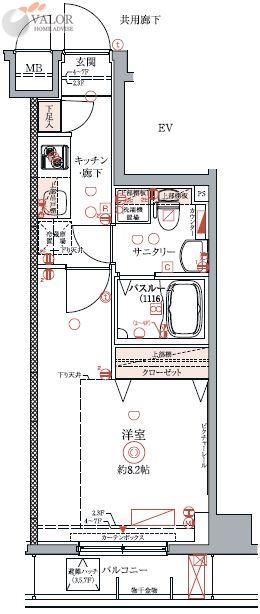 江東区東雲のマンションの間取り