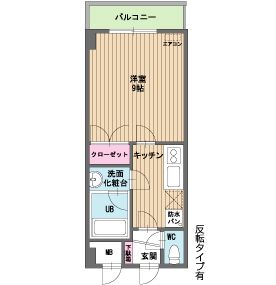 仙台市青葉区国見のマンションの間取り