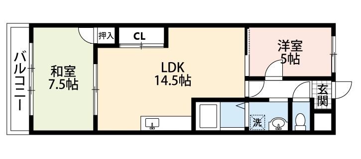 エクセル山崎の間取り