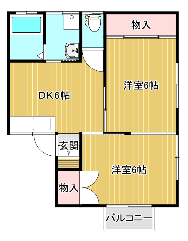 ハイツ池野の間取り