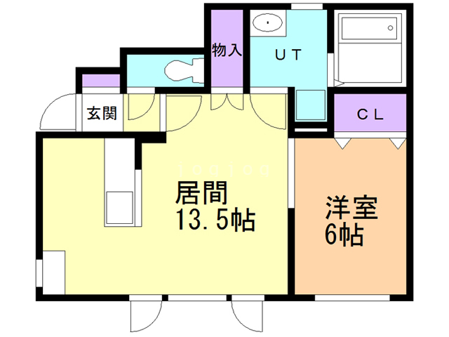 河東郡上士幌町字上士幌のアパートの間取り