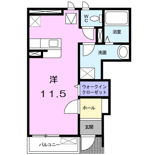 プリムローズ・キャッスルの間取り