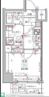 品川区二葉のマンションの間取り