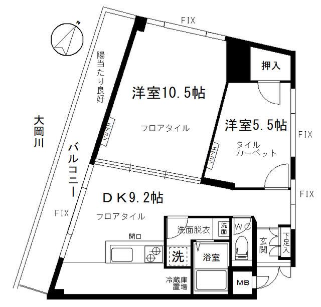 【第一ヒロビルの間取り】