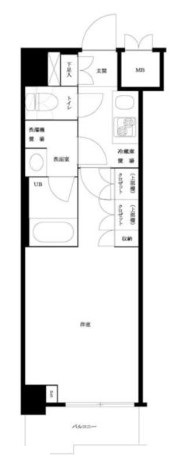 ルーブル方南町弐番館の間取り