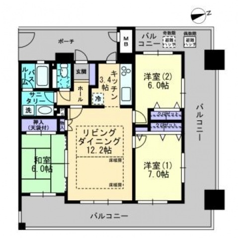 アルファステイツ宍道湖の間取り