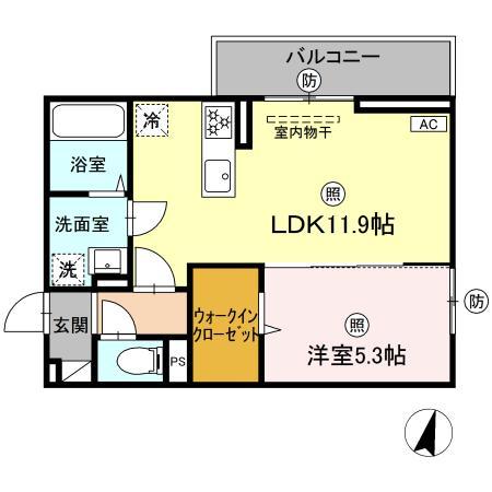 Dグラシア千代町の間取り