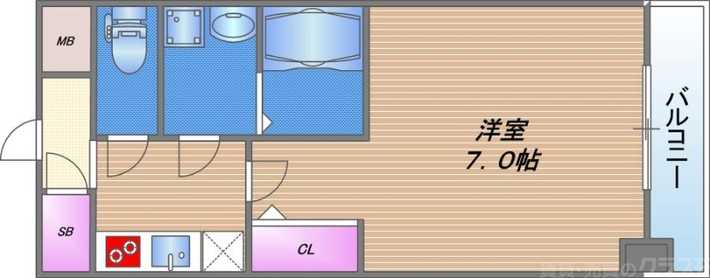 アドバンス上町台シュタットの間取り