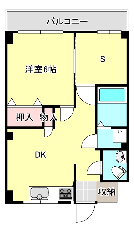 アルファ福吉の間取り