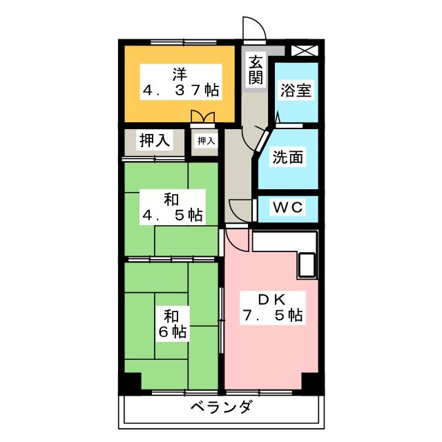 メゾンパークアベニューの間取り