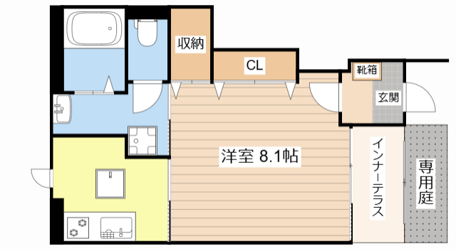 守山市勝部２丁目賃貸アパートの間取り