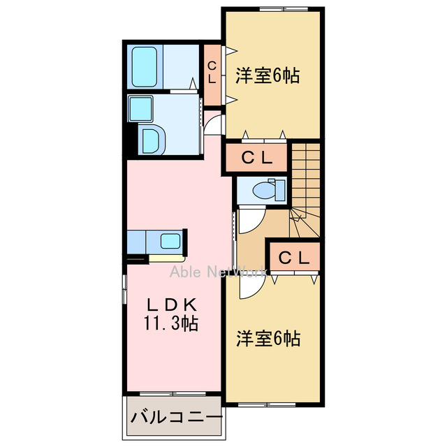 【サンリット桜木の間取り】