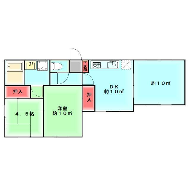 神奈川県横浜市戸塚区小雀町（一戸建）の賃貸物件の間取り