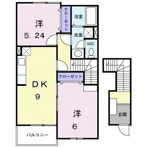 グリーンヒルズ清和IIの間取り