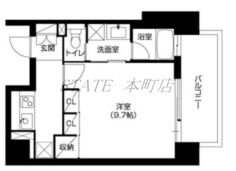 アーバネックス南堀江の間取り