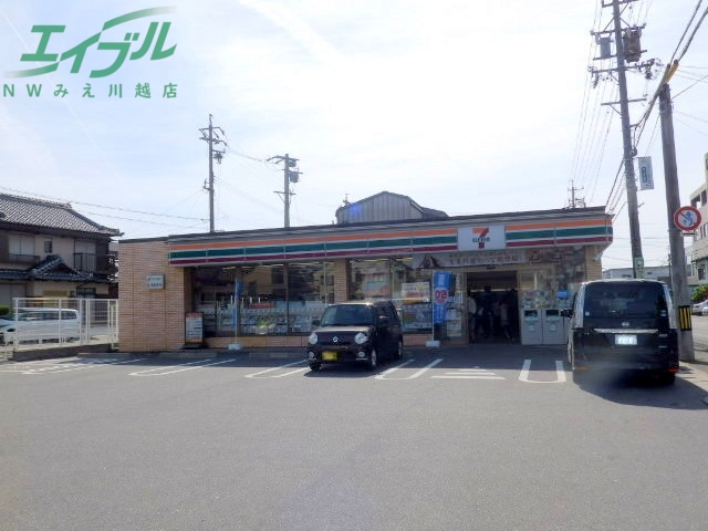 コンビニ　セブンイレブン 桑名外堀店（コンビニ）まで600m