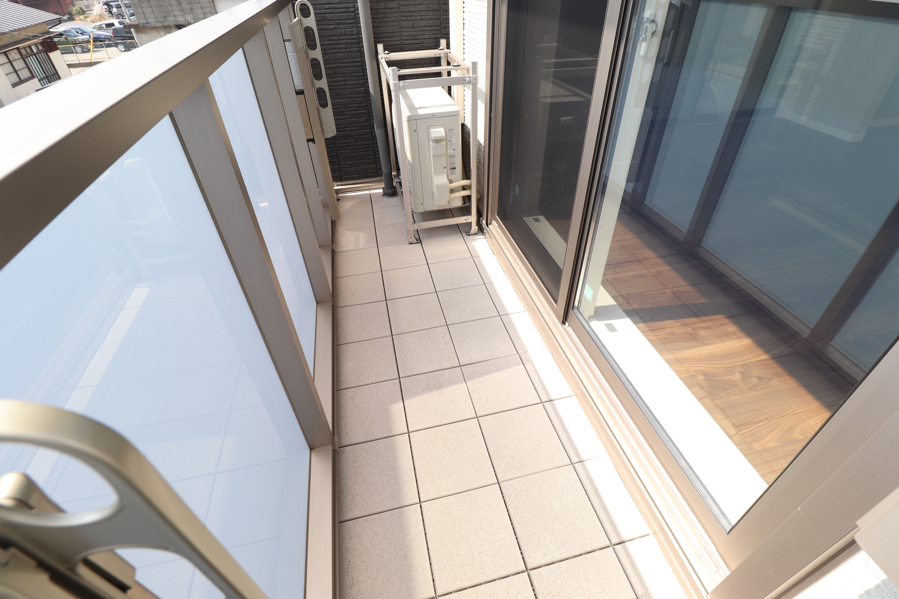 バルコニー　日当たりの良いバルコニー♪