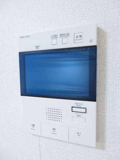 セキュリティ　モニター付きインターホンです。