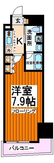 京王線 つつじケ丘駅 徒歩3分 15階建 築10年の間取り写真