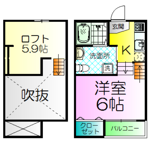 プレスト堺の間取り