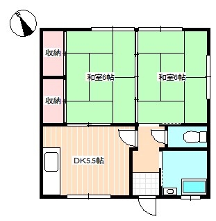 みどり荘の間取り