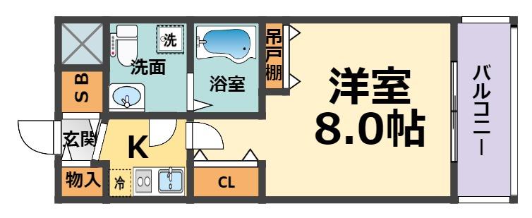 セレニテ甲子園Iの間取り