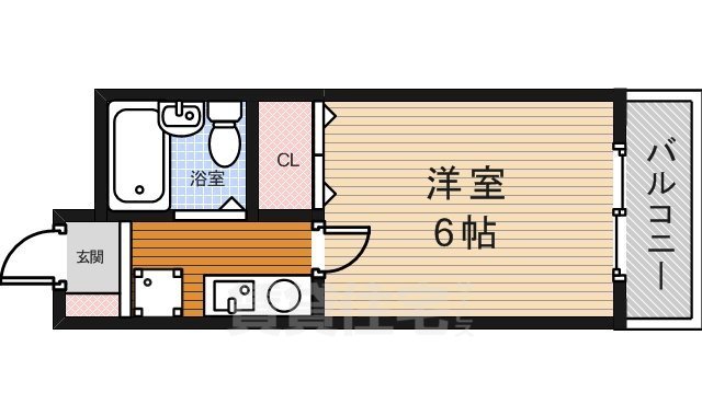 プレステージ住吉の間取り写真