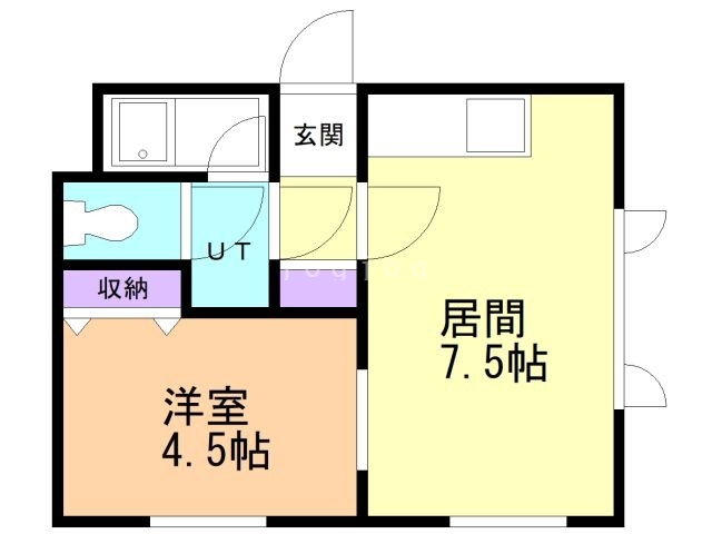 コートアベニュー９０２の間取り