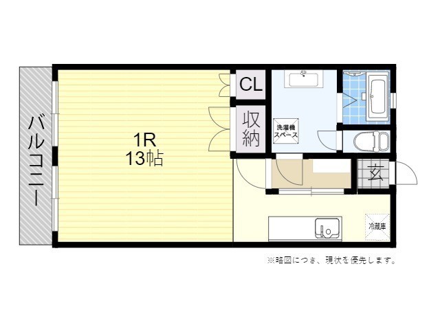 多々良ハイツの間取り