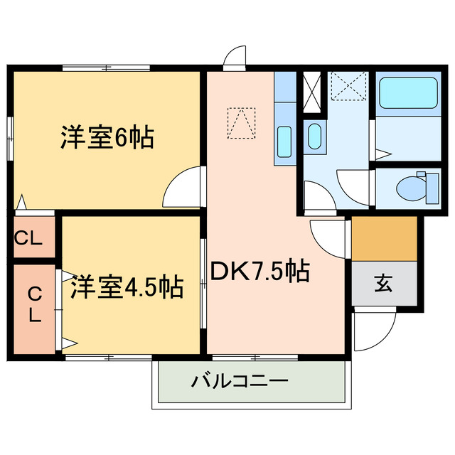 グラン・すずかぜの丘の間取り