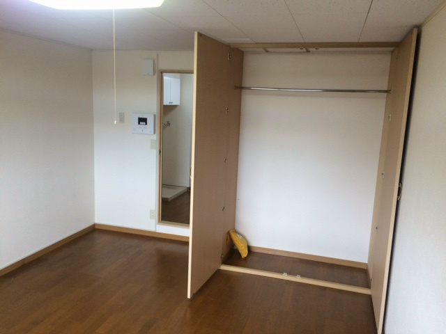 収納　収納完備でお部屋を広くお使いできます。