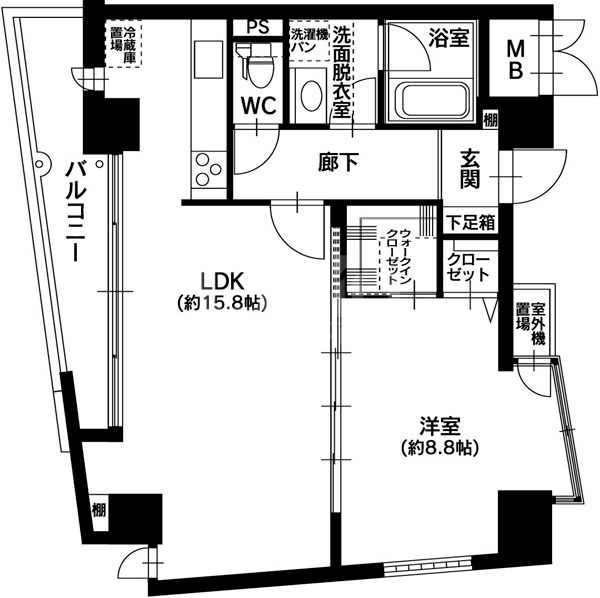 シーブリーズ大濠の間取り