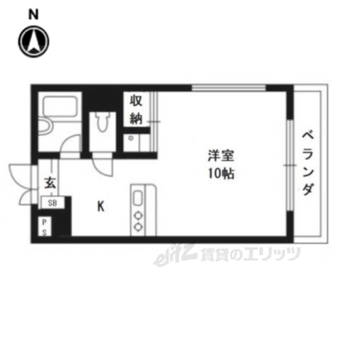 エステート修学院の間取り