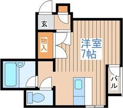 札幌市西区琴似四条のマンションの間取り