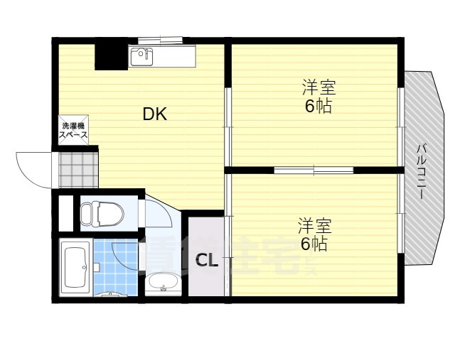 ハイツパルクシュトラーセの間取り