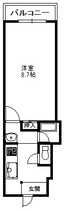 ボーノン・エフ小松の間取り