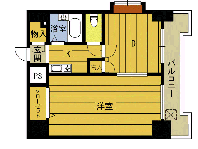 ベルエール大分大在の間取り