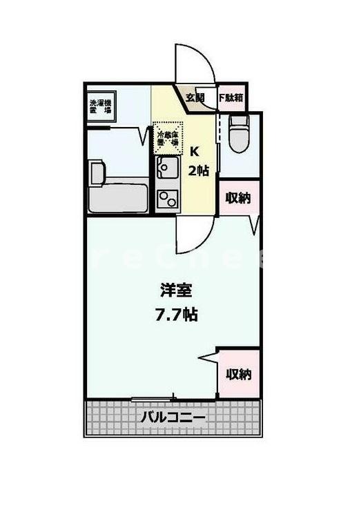 狛江市元和泉のアパートの間取り