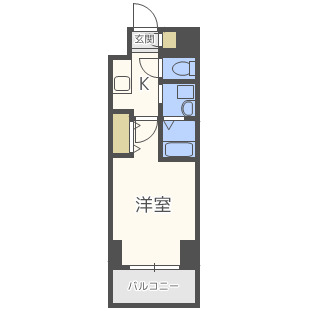 【エスリード心斎橋LUXUEの間取り】